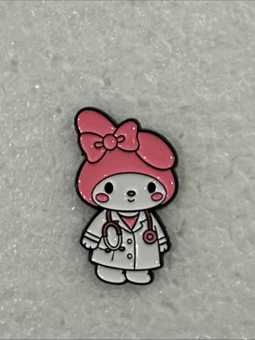 Sanrio My Melody Pink and White Doctor Enamel Pin